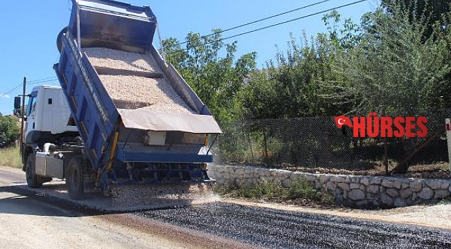 Büyükşehir Bahçeyaka ve Nebiler yolunu asfaltladı