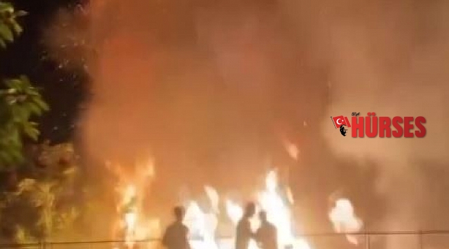 Dünyaca ünlü falezlerde bulunan parkta yangın