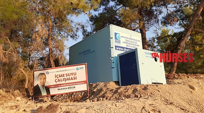 İçme suyu sıkıntısı yaşayan mahallelere portatif depo çözümü