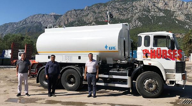Kemer Belediyesi araç filosuna yeni arazöz