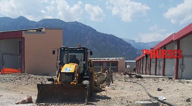 Kemer Yeni Küçük Sanayi Sitesi'nin altyapısı tamamlandı