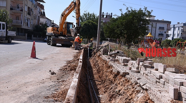 Kepez'de elektrik hatları yer altına alınıyor