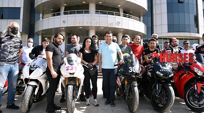 Kepez'de 'motodrag' heyecanı