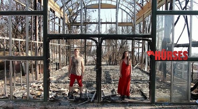 Küle dönen sanatevine dansla veda ettiler