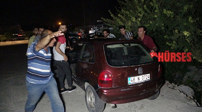 Lastikçide çıkan yangın korkuttu