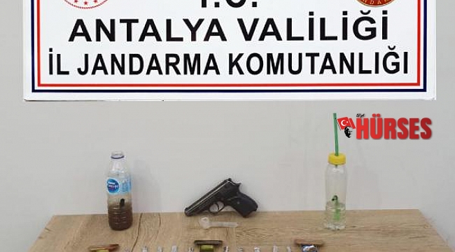 Manavgat'ta uyuşturucu baskını