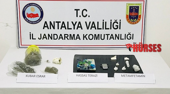 Manavgat'ta uyuşturucu operasyonu