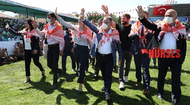 Merkezefendi güreşlerinin başpehlivanı Ali Gürbüz