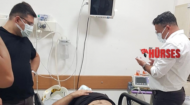 Nöbetten çıkan doktor, eve dönüş yolunda kazada yaralandı