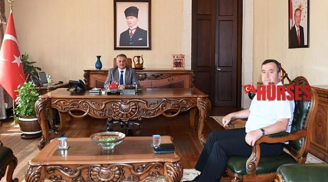 Vali Yazıcı, Tuğgeneral Özfidan'ı kabul etti