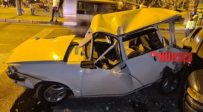 7 aracın karıştığı kazada ortalık savaş alanına döndü: 1 ölü, 8 yaralı !