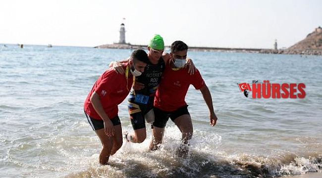 Alanya'da triatlon heyecanı sürüyor