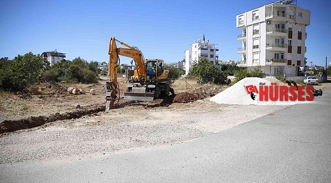 Antalya'nın 5 merkez ilçesine 20 km kanalizasyon şebeke hattı yapılacak