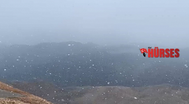 Antalya'ya mevsimin ilk karı düştü