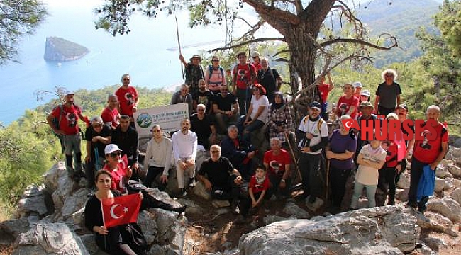 Cumhuriyet Bayramı doğa yürüyüşüyle kutlandı