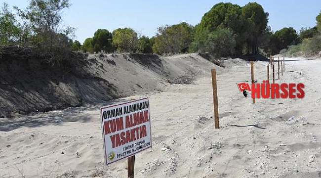 Doğaya tel örgülü koruma