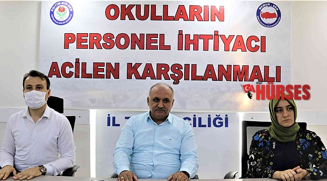 Eğitim Bir-Sen Antalya Şube Başkanı Miran'dan okullara personel çağrısı