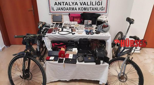 Evindeki çalıntı malzemelerle yakalandı