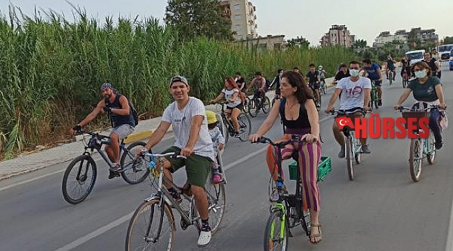 Finike'de bisiklet turu heyecanı