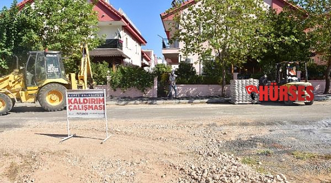 Kepez'den Aydoğmuş'a 7 bin metrekare yaya yolu