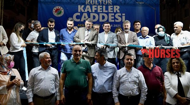 Kepez'in prestijli Kafeler Caddesi açıldı