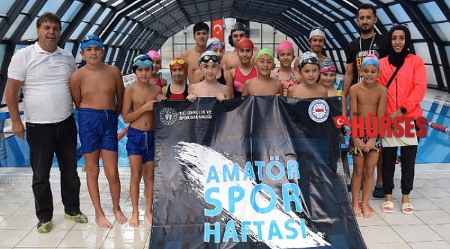 Kumluca'da ilk defa yüzme yarışması