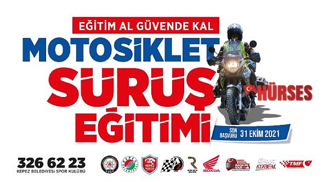 Motosiklet sürüş eğitimi başlıyor