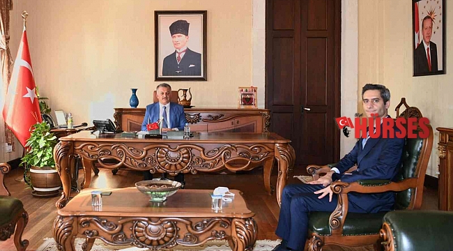 Vali Yazıcı, İl Sağlık Müdürlüğüne yeni atanan Başıbüyük'ü ağırladı