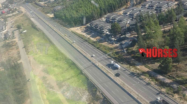 Antalya'da havadan ve karadan trafik denetimleri