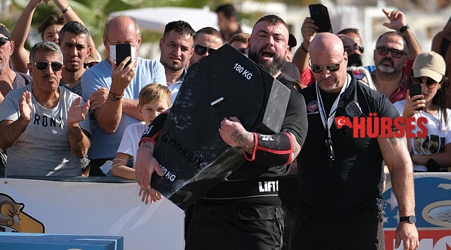 Antalya'da Strongman mücadelesi nefesleri kesti
