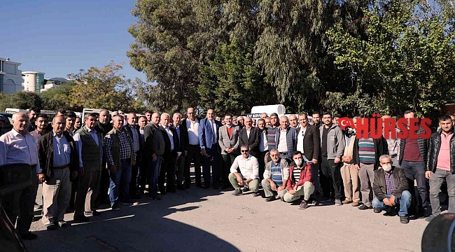 Başkan Yücel, minibüs esnafının taleplerini dinledi