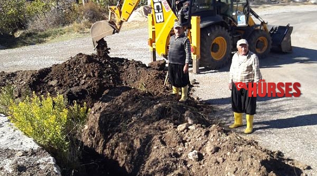 Büyükşehir Yassıpınar'a su götürdü