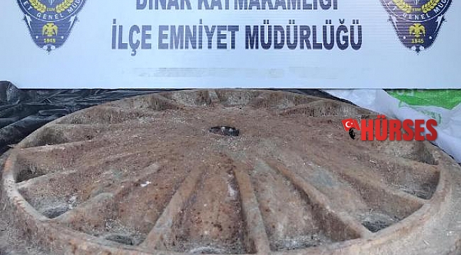 Dinar'da rögar kapağı hırsızı yakalandı