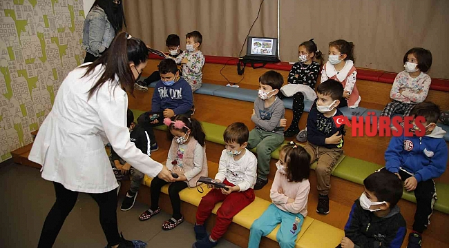 Ekolojik Kreş öğrencilerine ağız ve diş sağlığı eğitimi