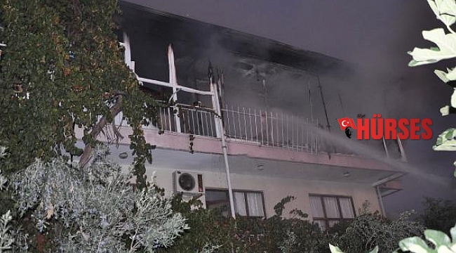 Gazipaşa'da ev yangını