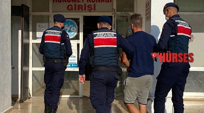 Jandarma hırsızlık suçundan aranan zanlıyı yakaladı