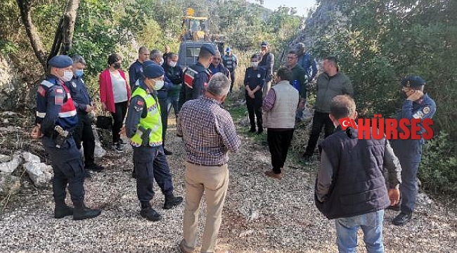 Kaçak bina yıkımı gerginliği, tahliye taahhütnamesiyle sona erdi