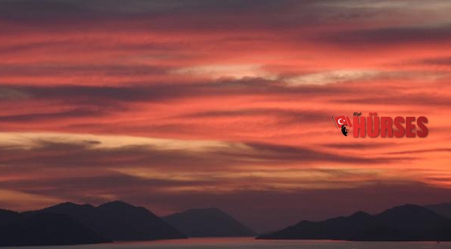 Kekova'da gün batımı güzelliği