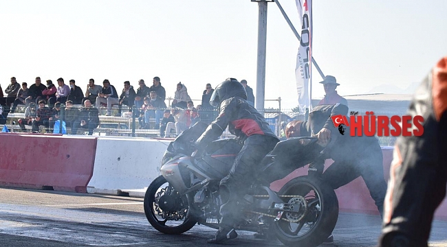Kepez'de motodrag heyecanı