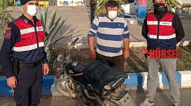 Kumluca'da motosiklet hırsızlığı zanlısı yakalandı