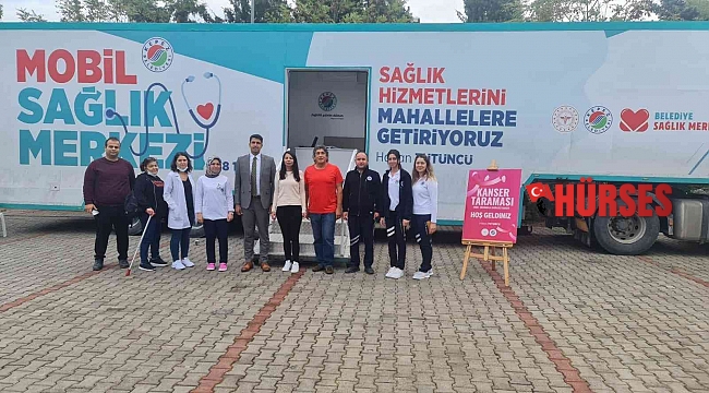 Mobil Kanser Tarama Tır'ı Alanya'da