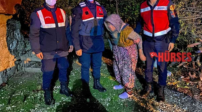 Alzaymır hastası kayıp kadın jandarma tarafından bulundu
