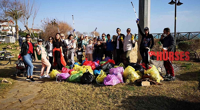 Antalya'da Ukraynalı kadının çevre sevgisi karşılık buldu