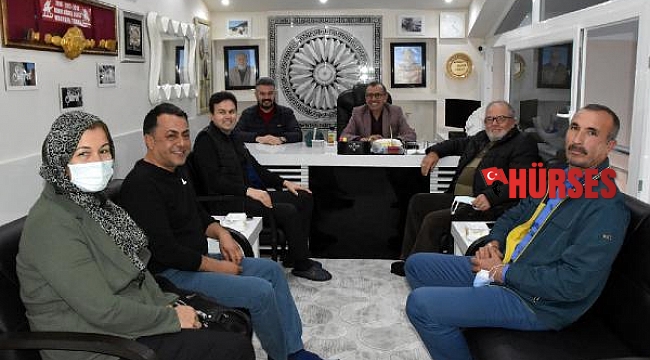 Başkan Kocakaya'dan, Komisyoncular Derneği'ne ziyaret