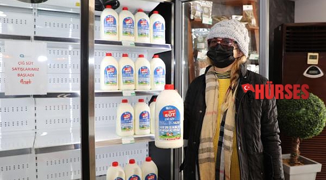 Büyükşehir çiğ Halk Süt satışına başladı