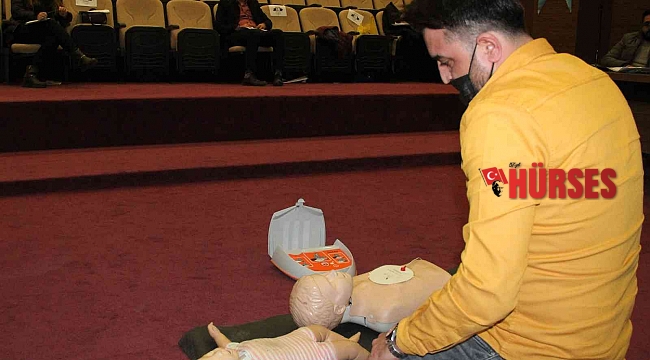 Döşemealtı Belediyesi personeline ilk yardım eğitimi