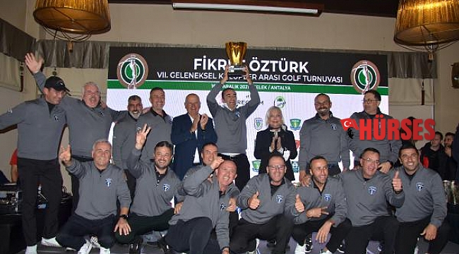 Fikret Öztürk Kulüpler Arası Golf Turnuvası sona erdi