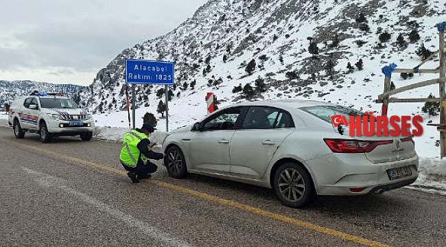 Jandarmadan trafikte 'yılbaşı' denetimi