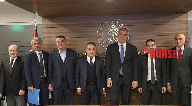 Lara-Kundu Turizm Yolu Projesi Ankara'da masaya yatırıldı