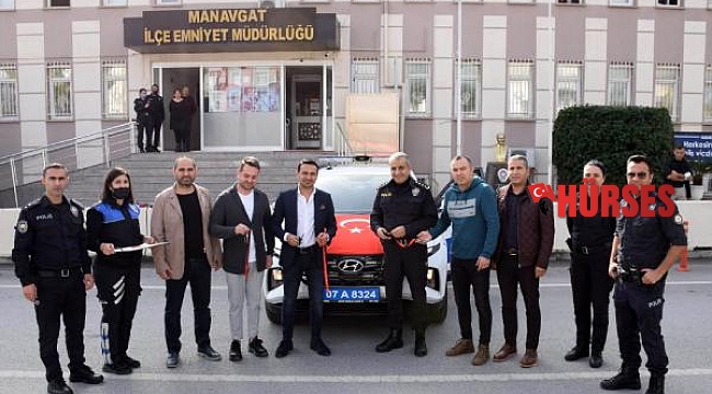 Manavgat emniyetine araç hibesi